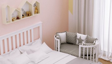 Детская кровать POLINI Kids Simple 911 Белый в Вологде - предосмотр 7