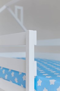 Двухъярусная кровать Домик, цвет белый в Вологде - предосмотр 3