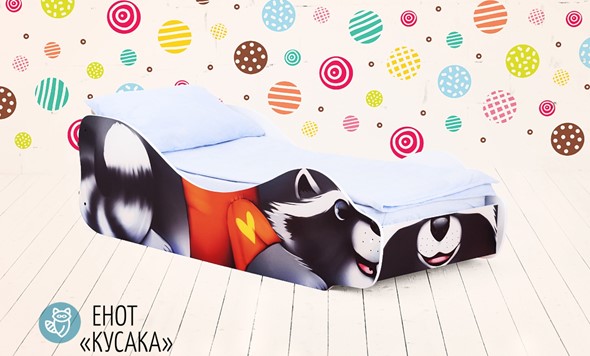 Детская кровать-зверенок Енот-Кусака в Вологде - изображение