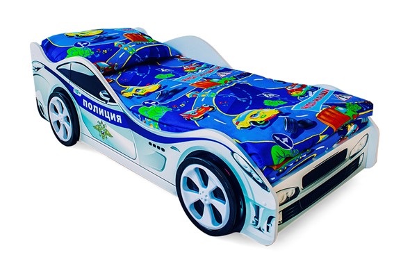 Детская кровать-машина Полиция в Вологде - изображение