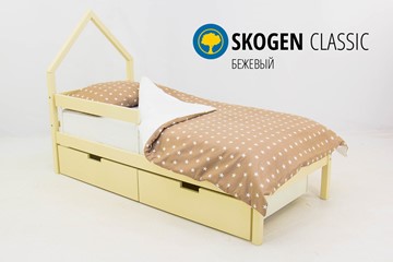 Детская кровать-домик мини Skogen бежевый в Вологде