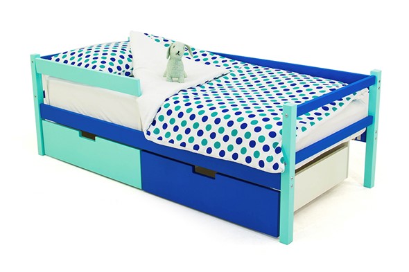 Детская кровать-тахта Skogen мятно-синий в Вологде - изображение