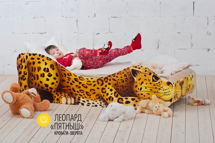 Кровать детская Леопард-Пятныш в Вологде - изображение 1