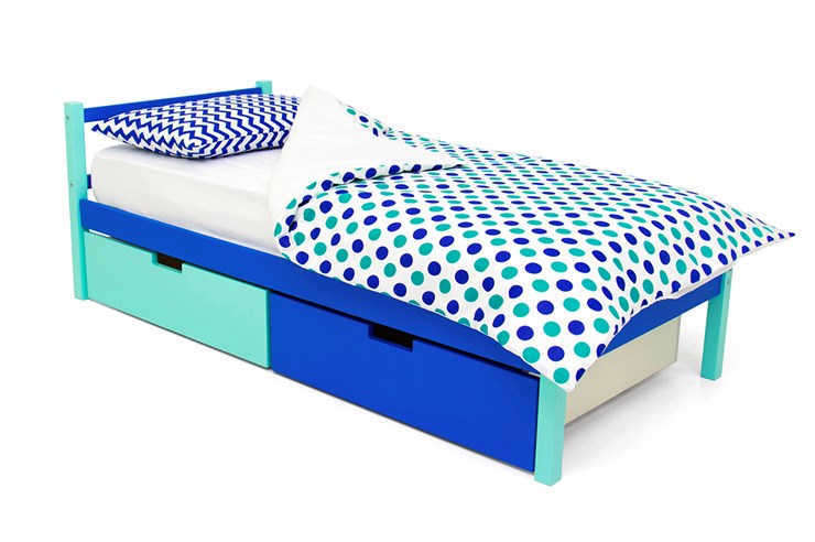 Кроватка Skogen classic мятно-синия в Вологде - изображение 3