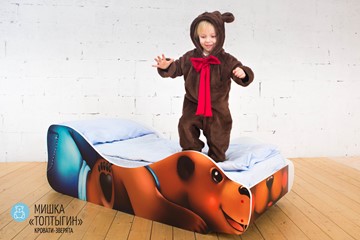 Кровать детская Мишка-Топотыгин в Вологде - предосмотр 1