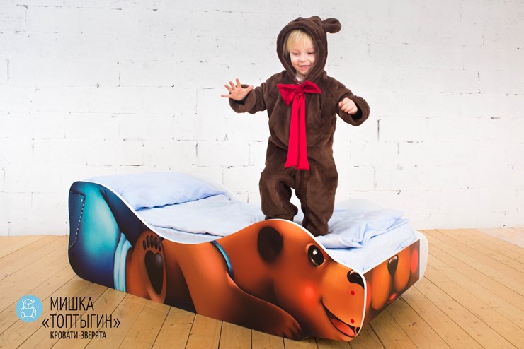 Кровать детская Мишка-Топотыгин в Вологде - изображение 1