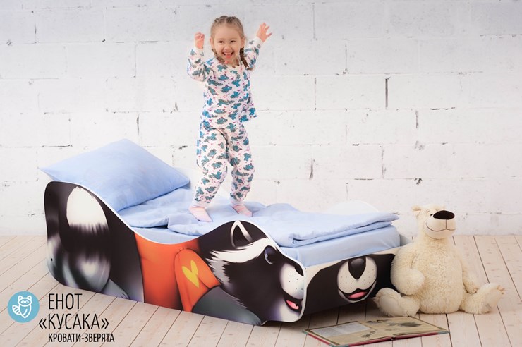 Детская кровать-зверенок Енот-Кусака в Вологде - изображение 3