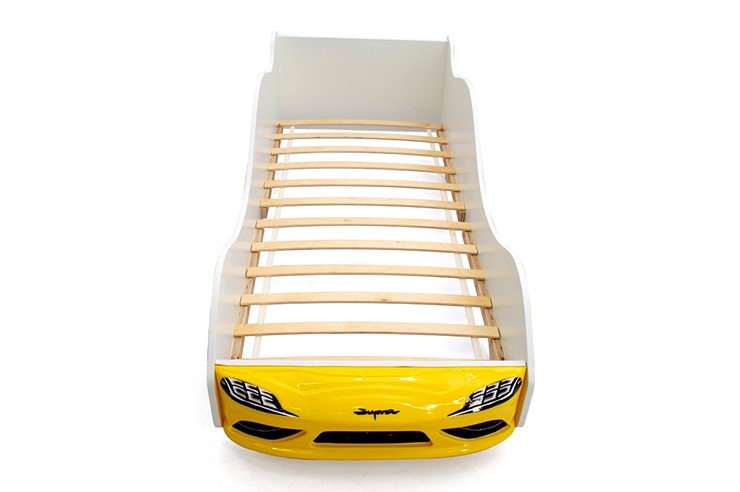 Кровать-машина в детскую Супра желтая в Вологде - изображение 8