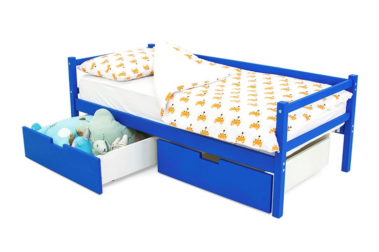 Кровать-тахта детская Skogen синяя в Вологде - изображение 4