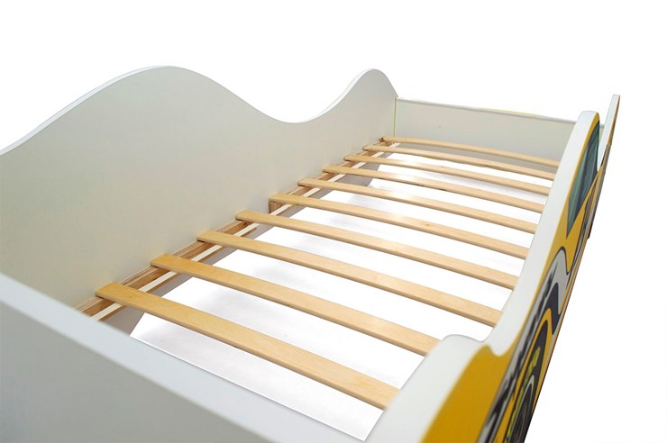 Кровать-машина в детскую Супра желтая в Вологде - изображение 10