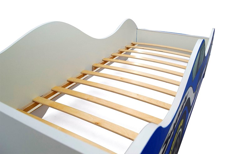 Детская кровать-машина Супра синяя в Вологде - изображение 10