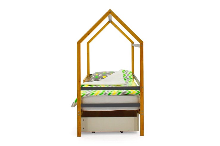 Кровать-домик в детскую Svogen графит-дерево в Вологде - изображение 5