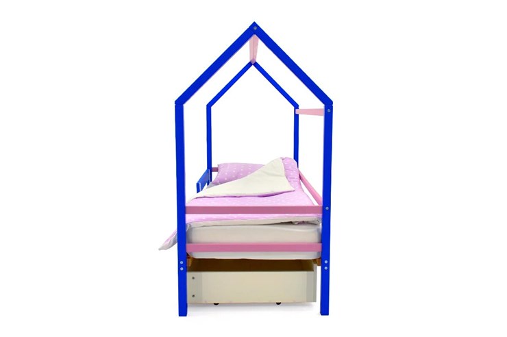Детская кровать-домик Svogen синий-лаванда в Вологде - изображение 4