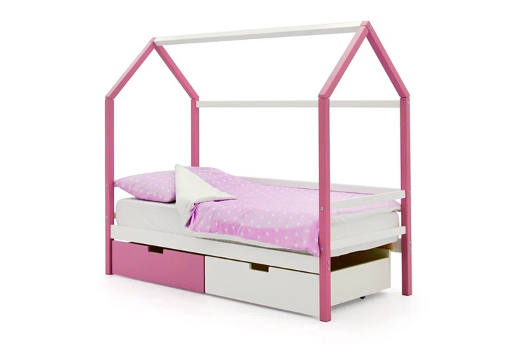 Кровать-домик в детскую Svogen лаванда-белый в Вологде - изображение 3