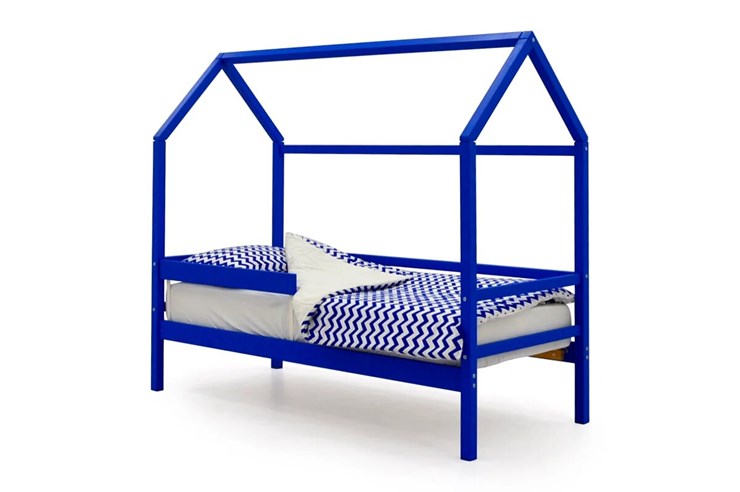 Кровать-домик Svogen синий в Вологде - изображение 2