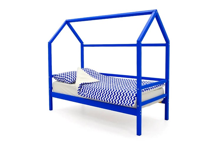 Кровать-домик Svogen синий в Вологде - изображение 1
