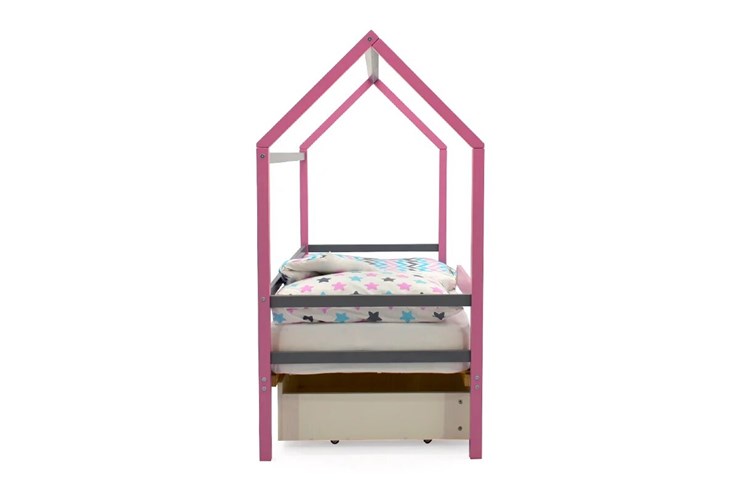Кровать-домик в детскую Svogen лаванда-графит в Вологде - изображение 3