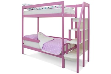 Детская двухэтажная кровать Svogen розовый в Вологде - предосмотр 3