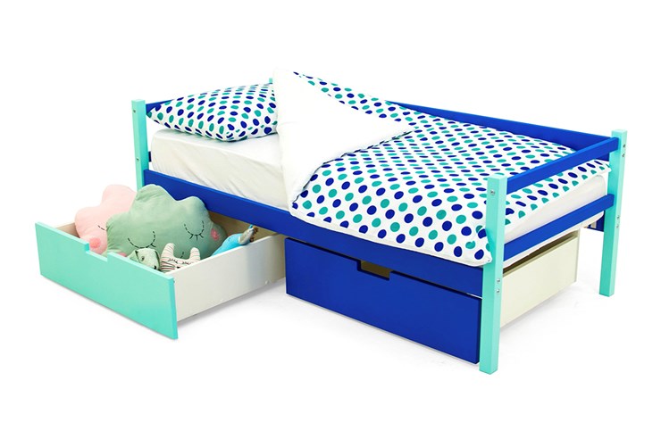 Детская кровать-тахта Skogen мятно-синий в Вологде - изображение 4