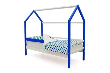 Кровать-домик детская Svogen сине-белый в Вологде - предосмотр 2