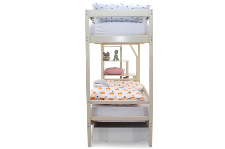 Детская двухэтажная кровать Svogen бежевый в Вологде - изображение 8