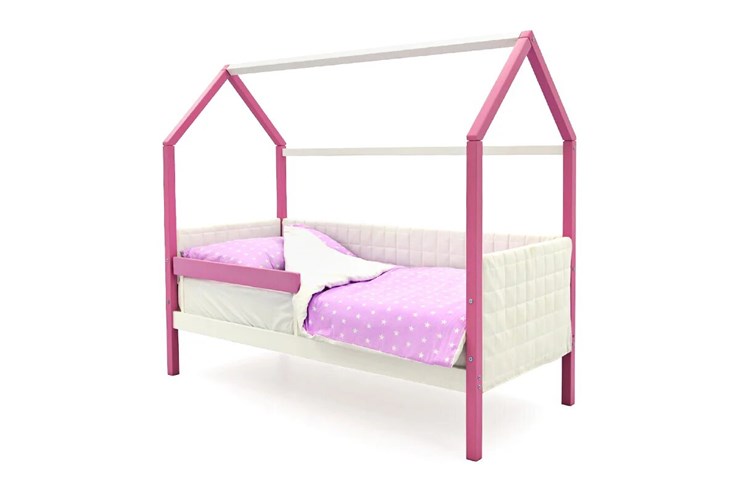 Детская кровать-домик «Svogen лаванда-белый» мягкая в Вологде - изображение 2
