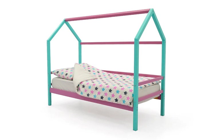 Кровать-домик в детскую Svogen лаванда-мятный в Вологде - изображение 1