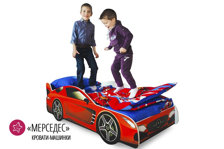 Кровать-машина детская Mercedes в Вологде - изображение 1