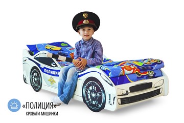 Детская кровать-машина Полиция в Вологде - предосмотр 1