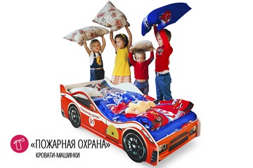 Кровать-машина в детскую Пожарная охрана в Вологде - предосмотр 4