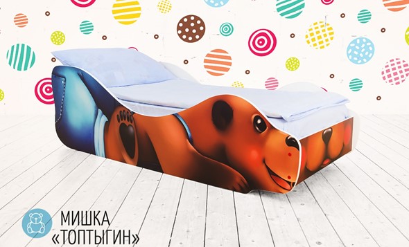 Кровать детская Мишка-Топотыгин в Вологде - изображение