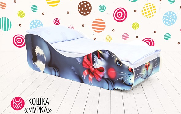 Кровать-зверёнок Кошка-Мурка в Вологде - изображение