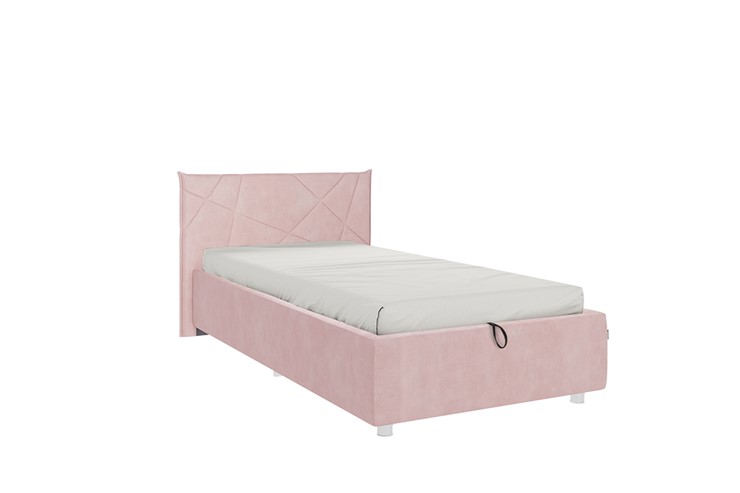 Кровать в детскую 0.9 Бест, нежно-розовый (велюр) в Вологде - изображение 3