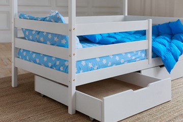 Детская кровать Домик с ящиками, цвет белый в Вологде - предосмотр 3