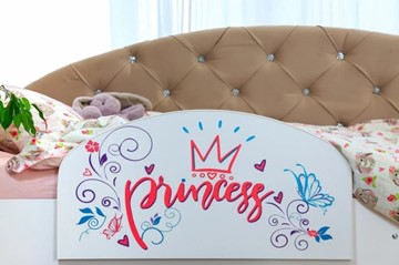 Детская кровать Эльза с бортиком, Розовый (латы) в Вологде - предосмотр 3
