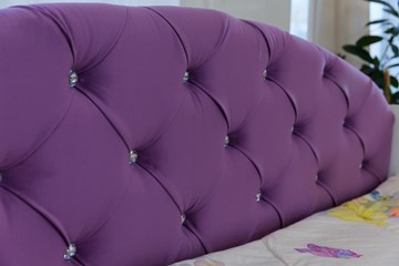 Детская кровать Эльза с бортиком, Фиолетовый (латы) в Вологде - предосмотр 5