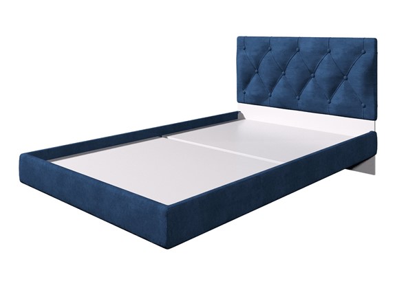 Кровать детская Милана-3 МС 900, Синий в Вологде - изображение