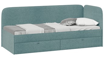 Кровать в детскую Молли тип 1 (80), Микровелюр Scandi Indigo 11 в Вологде