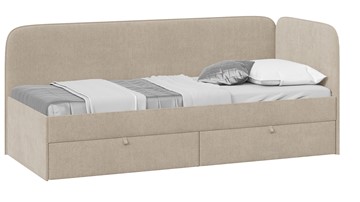 Подростковая кровать Молли тип 1 (90), Микровелюр Scandi Cream 03 в Вологде