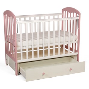 Детская кровать Polini kids Simple 328, белый-розовый в Вологде - предосмотр 2