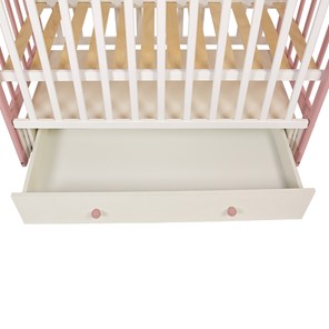 Детская кровать Polini kids Simple 328, белый-розовый в Вологде - предосмотр 7