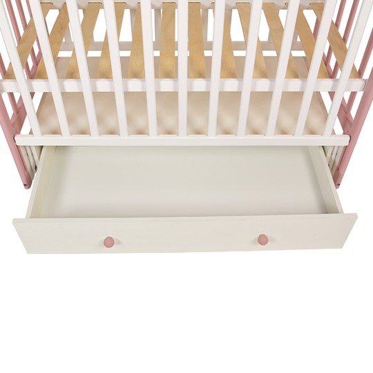 Детская кровать Polini kids Simple 328, белый-розовый в Вологде - изображение 7