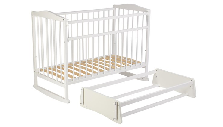 Кровать детская с маятником Фея 204 Белый в Вологде - изображение 1