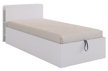 Кровать в детскую с подъемным механизмом Юниор 90х200 (белое дерево) в Вологде - предосмотр