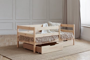 Детская кровать Софа с ящиками, без покраски в Вологде - предосмотр 1