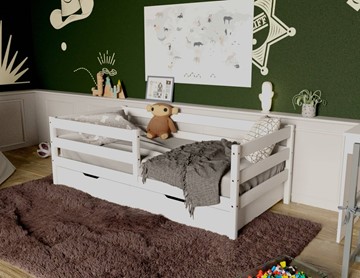 Детская кровать Софа с ящиками, цвет белый в Вологде - предосмотр 3