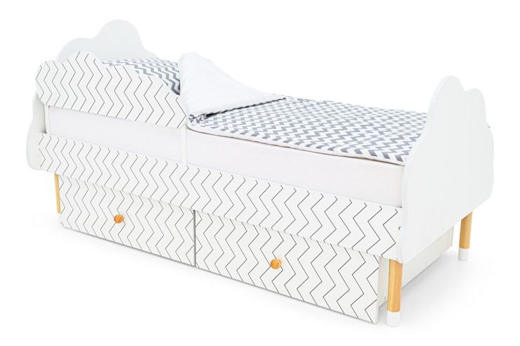 Кровать в детскую Stumpa Облако "Геометрия Зигзаги" в Вологде - изображение 3