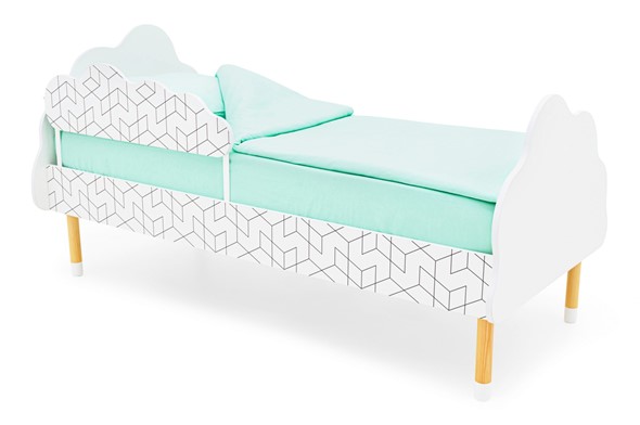 Детская кровать Stumpa Облако "Кубики" в Вологде - изображение