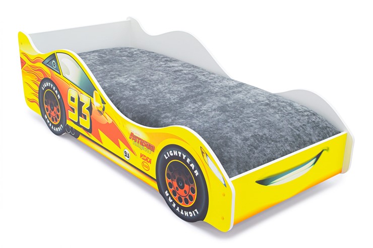 Кровать-машина в детскую Тачка желтая с подъемным механизмом в Вологде - изображение 7