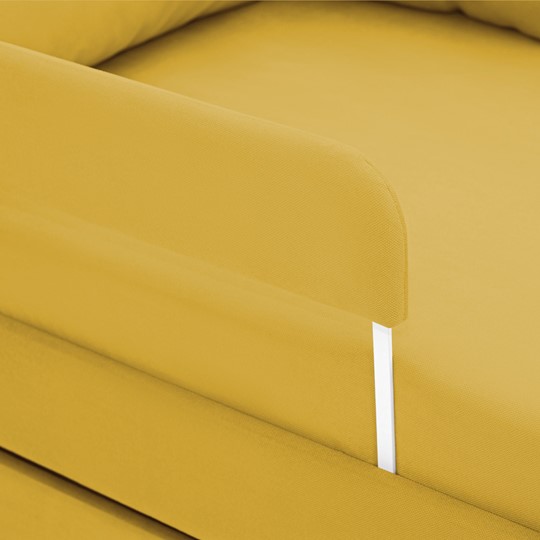 Мягкая кровать Soffal горчичный (велюр) в Вологде - изображение 15
